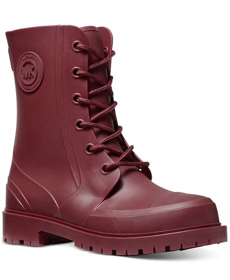 michael michael kors women's mac rain booties|Michael Kors montaigne rain boots.